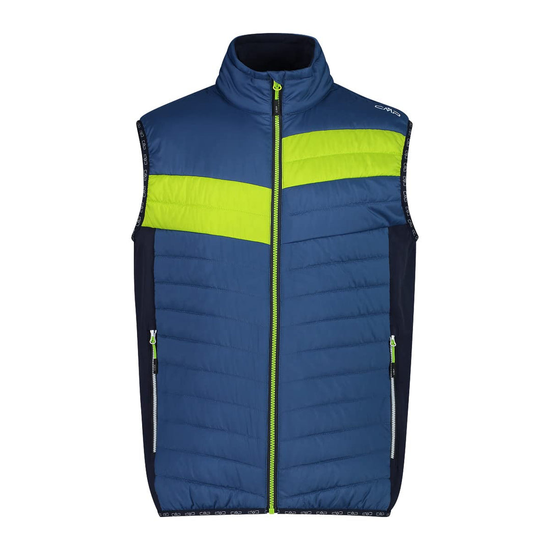 CMP Herren Hybrid Weste Steppweste Blau 46, Blau 46