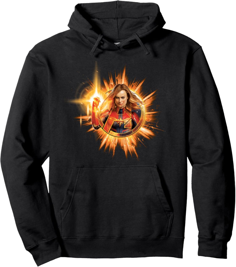 Marvel Avengers Endgame Captain Marvel Sun Pullover Hoodie