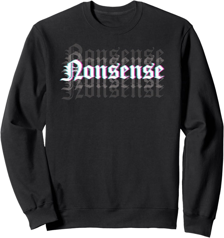 Vaporwave aesthetic Emotional Nonsense Sweatshirt