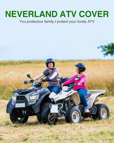 XXXL Quad ATV Abdeckplane NEVERLAND Fahrzeug Abdeckung Schutz Cover 256 * 110 * 120cm Phosphoreszier