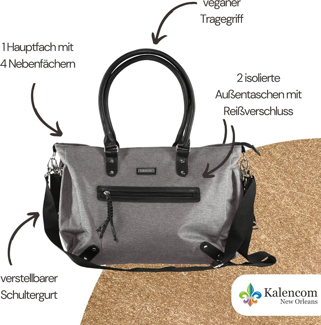 Kalencom Handtasche Umhängetasche stilvolle Baby Wickeltasche mit Wickelauflage, Aufbewahrungsbeutel