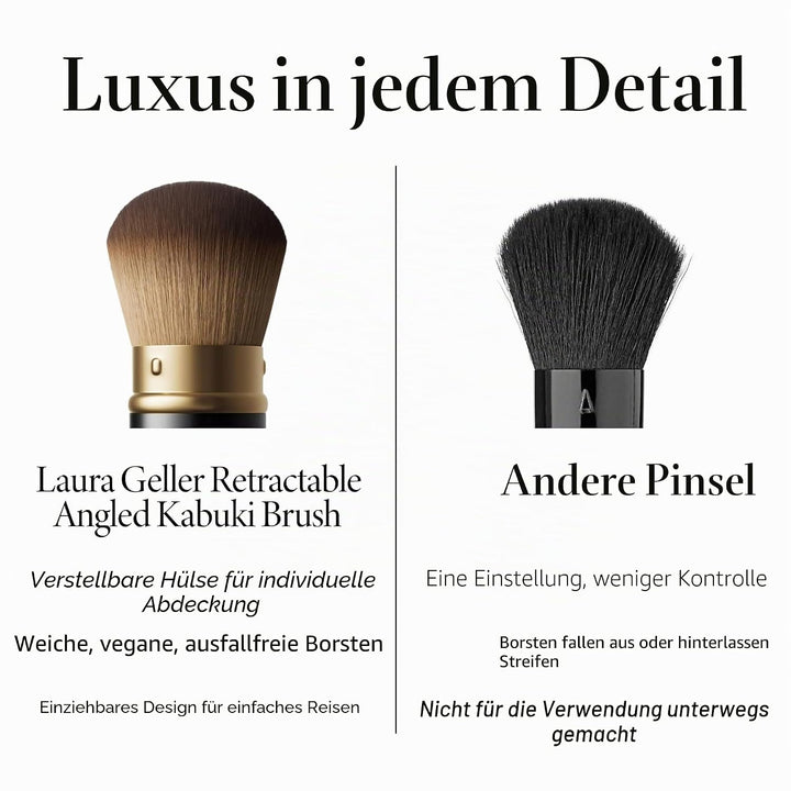 LAURA GELLER NEW YORK Kabuki-Pinsel für alle Gesichts-Make-up und Foundation, einziehbar 04 Airbrush