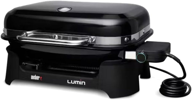 Weber Elektrischer Grill Lumin, Schwarz