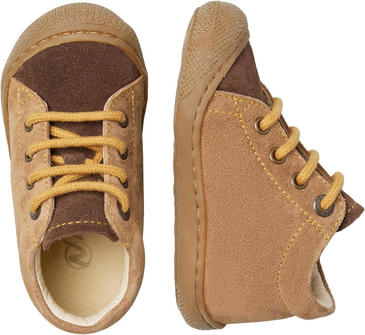 Naturino Lauflernschuhe aus Veloursleder 21 EU Braun Kürbis, 21 EU Braun Kürbis
