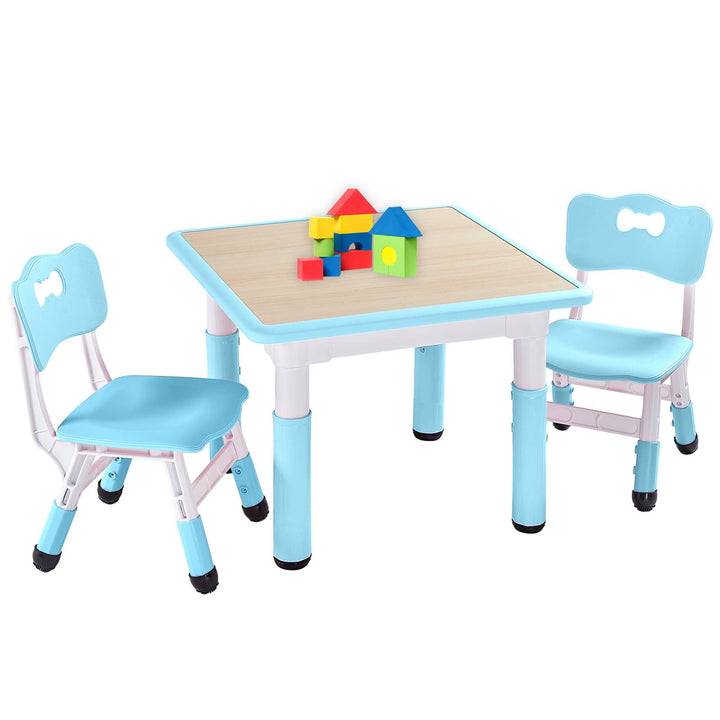 FUNLIO Kinderzimmertisch & -stuhlsets, höhenverstellbar für Kinder im Alter von 3-8 Jahren, leicht a