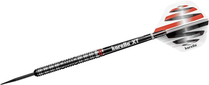 Karella HiPower 90% Tungsten Steeldart, 22g, 24g, für Klassische Dartscheibe, 3 Dartpfeile mit Metal