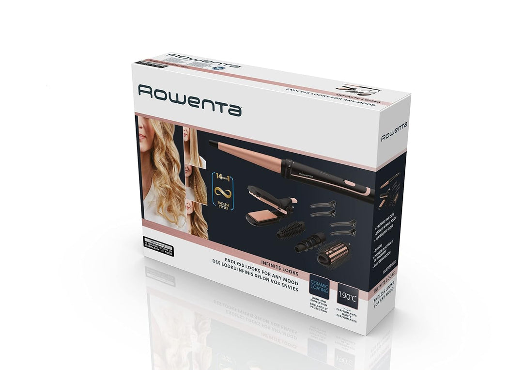 Rowenta CF4231 Infinite Looks 14-in-1 Multistyler | Keramikbeschichtung | kühle Spitze | Inklusive S