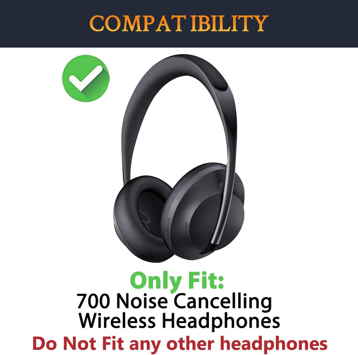 SOULWIT Kühlgel Ersatzpolster Ersatz Ohrpolster für Bose 700 (NC700 NC 700) Noise Cancelling Kopfhör