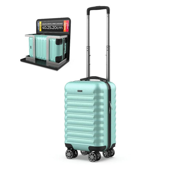 NUMADA - Reisekoffer Kabine 40 x 25 x 20 cm (20 l) Upfly Underseat 16 XXS mit abnehmbaren Rädern, Ka