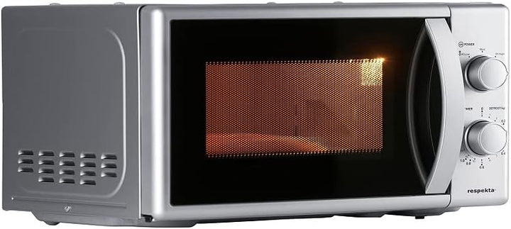 respekta Mikrowelle Unterbau Stand Mikrowelle Farbe silber 700 watt