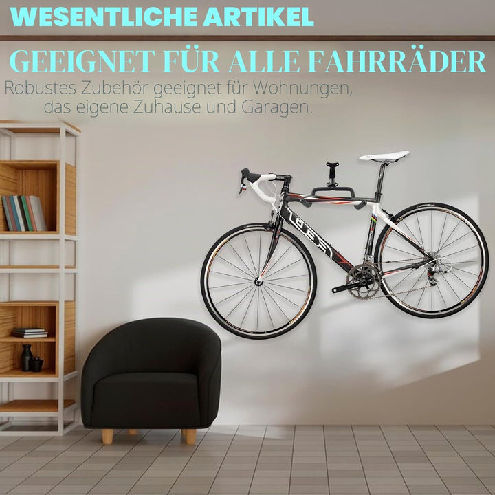 Fahrrad Wandhalterung - Fahrradhalterung Wand - Fahrradhalter - Winkel und Wandabstand einstellbar 3