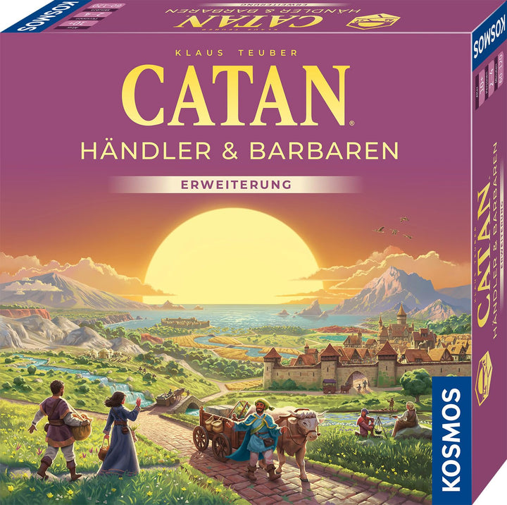 Kosmos 685140 Catan - Händler &amp; Barbaren, Erweiterung zu Catan - Das Spiel, Brettspiel für 3-4 Perso