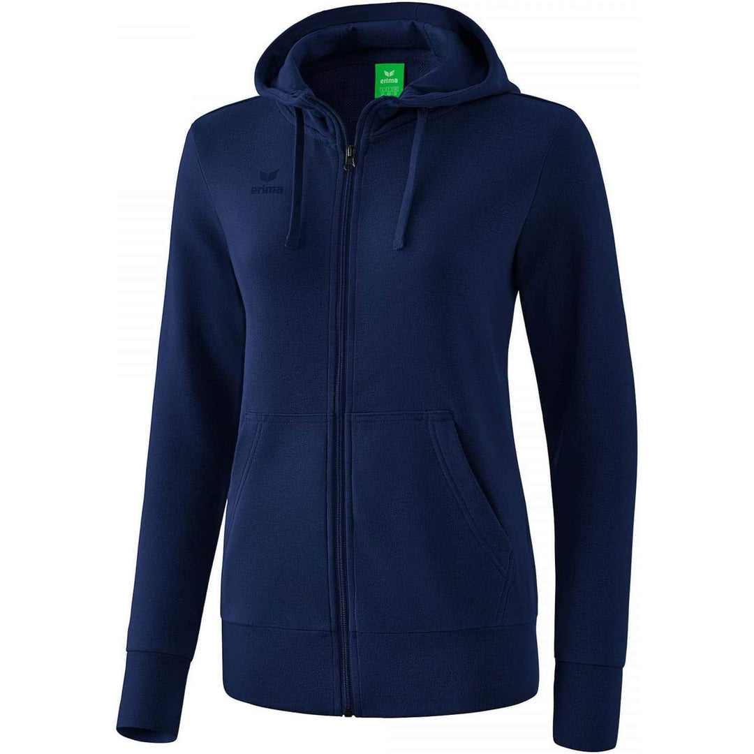 Erima Damen Basic Kapuzensweat Jacke 34 New Navy, 34 New Navy