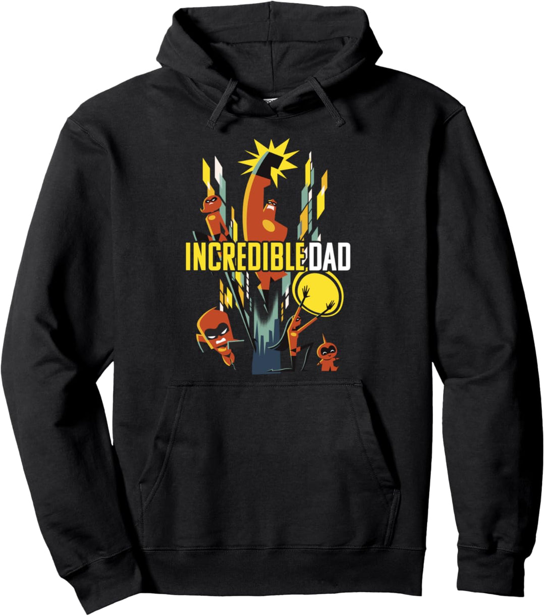 Disney Pixar Incredibles 2 Incredible Dad Family Shot Pullover Hoodie