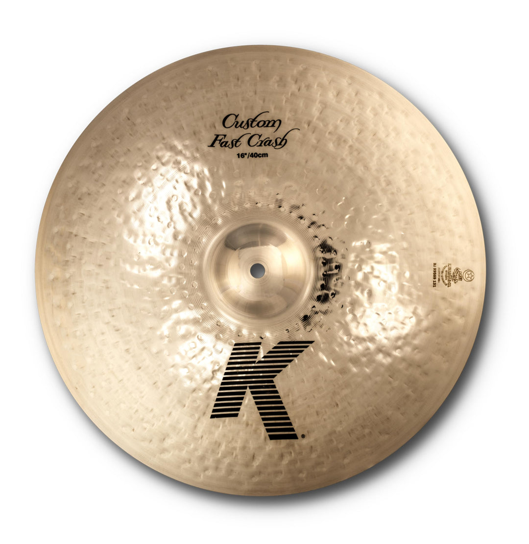 Zildjian K Custom Series - 16 Zoll Fast Crash Cymbal - Brilliant finish, 16 Zoll