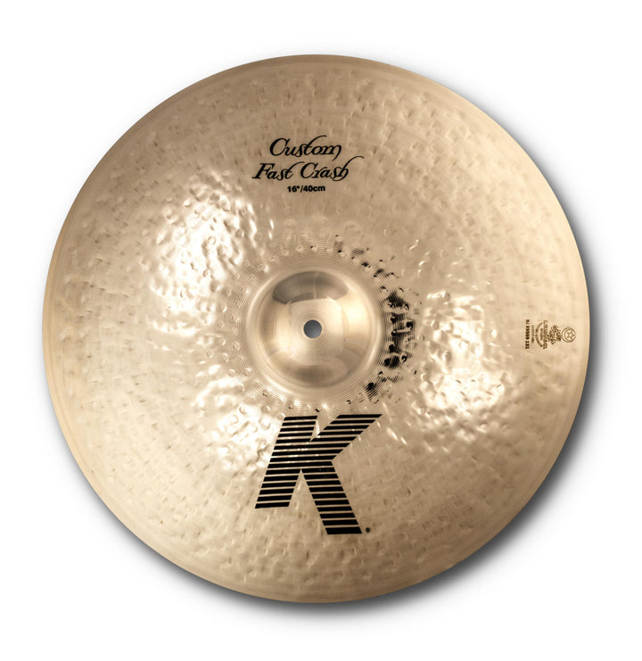 Zildjian K Custom Series - 16 Zoll Fast Crash Cymbal - Brilliant finish, 16 Zoll