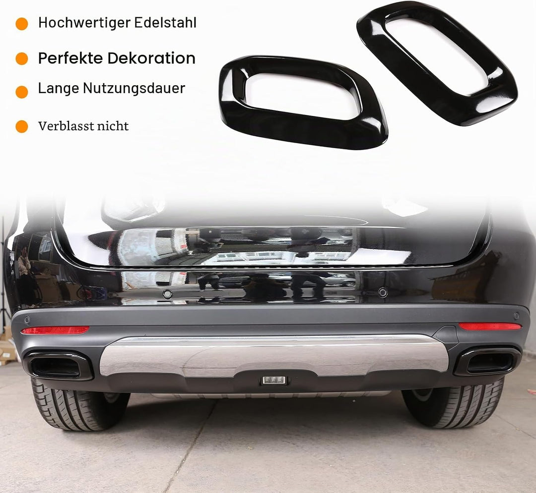 DIYUCAR Für MB Benz GLE 350 GLE 450 GLC GLS W167 X253 X167 2020 2021 Schalldämpfer Auspuffrohr Endro