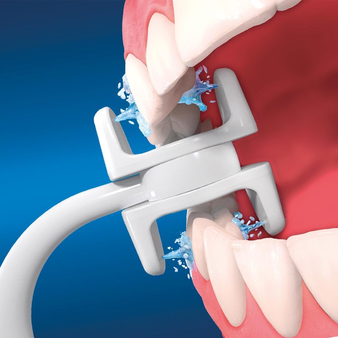 CorpCare MiracleSmile + 6 Aufsätze - Elektrische Munddusche - Zahnreinigung - Zahnhygiene - Kabellos