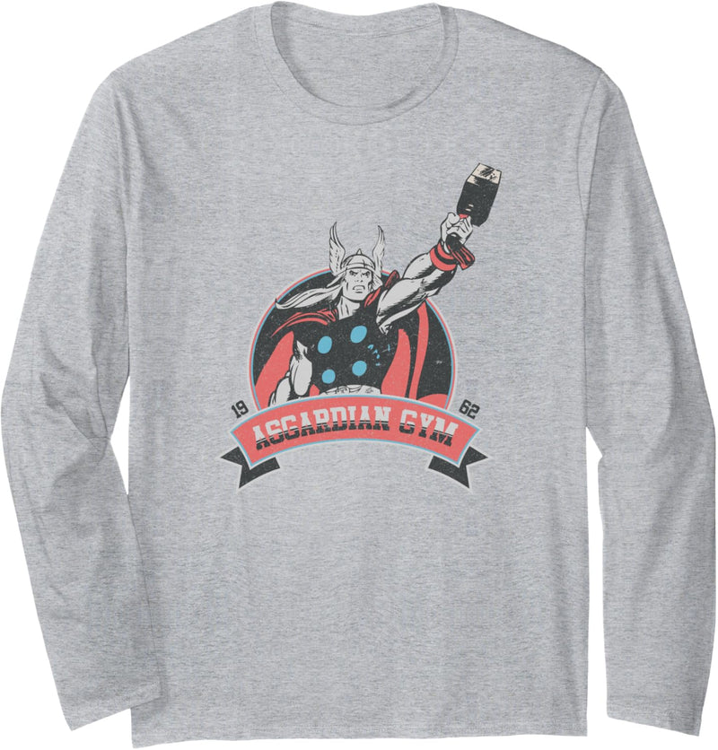 Marvel The Mighty Thor Asgardian Gym Portrait Langarmshirt