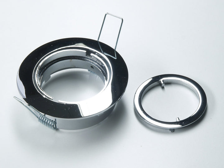 Kamilux 3er Set Einbaustrahler/Spot Bajo in chrom glänzend, Halogen oder LED geeignet, inkl. GU10 Fa