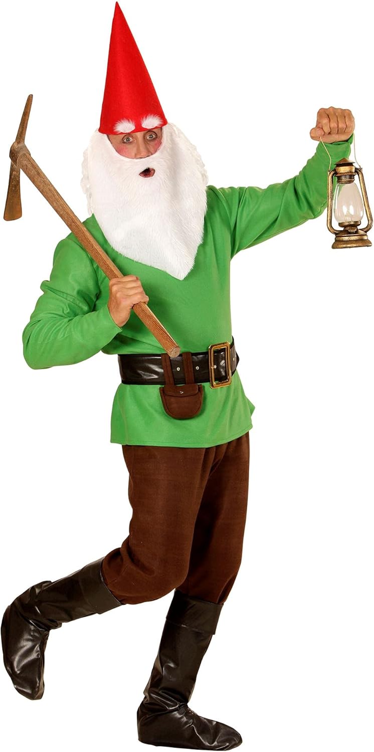 W WIDMANN MILANO Party Fashion - Kostüm Zwerg, Gnome, Wichtel, Märchen, Faschingskostüme S Grün, S G