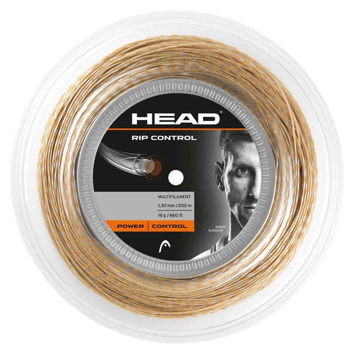 HEAD Rip Control' Reines Seil für Schläger Natural 1.25 mm / 17 g Einzigartig, Natural 1.25 mm / 17