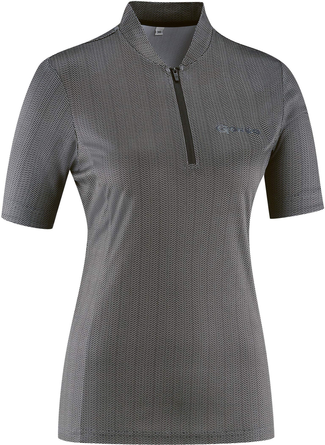 Gonso Fodara Half-Zip Kurzarm Fahrrad Trikot Damen schwarz