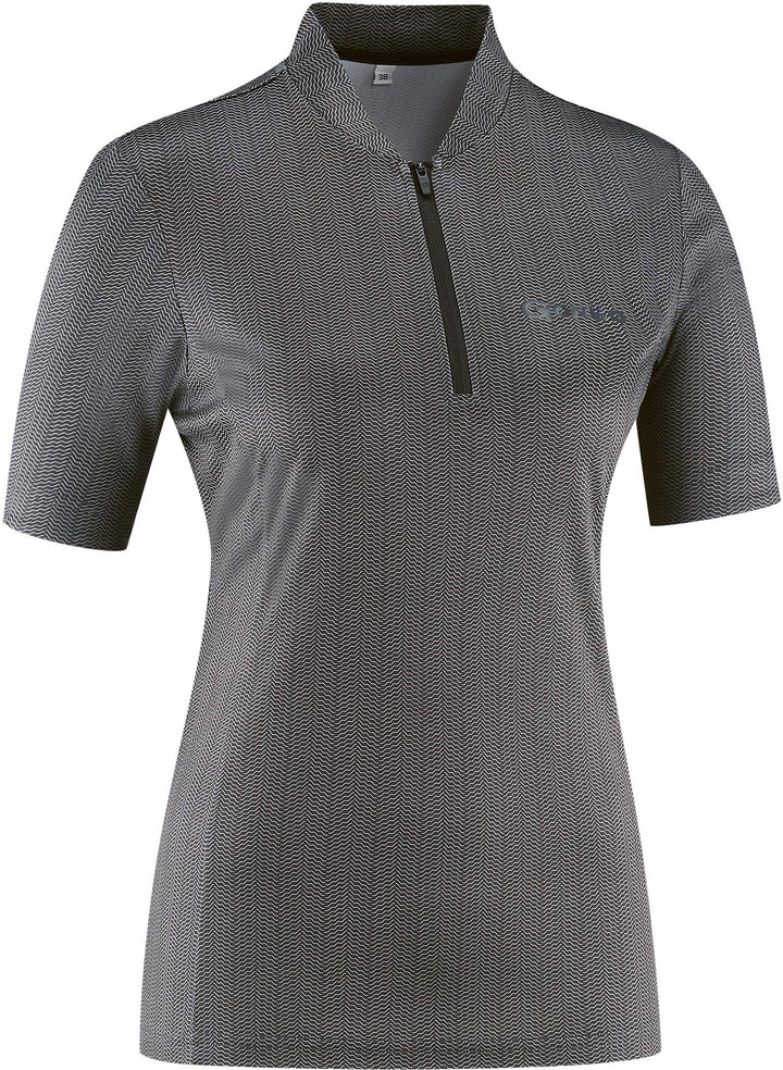 Gonso Fodara Half-Zip Kurzarm Fahrrad Trikot Damen schwarz