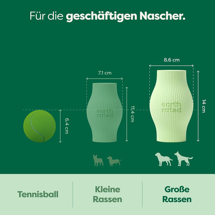 Earth Rated Leckerlihalter, bereicherndes Spielzeug für ausgewachsene Hunde und Welpen, geeignet für