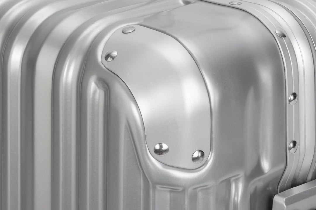 Travelhouse London Koffer Silber S-55cm, M-65cm, L-77cm · 3er-Set · Alu Rahmen · Polykarbonat Hartsc
