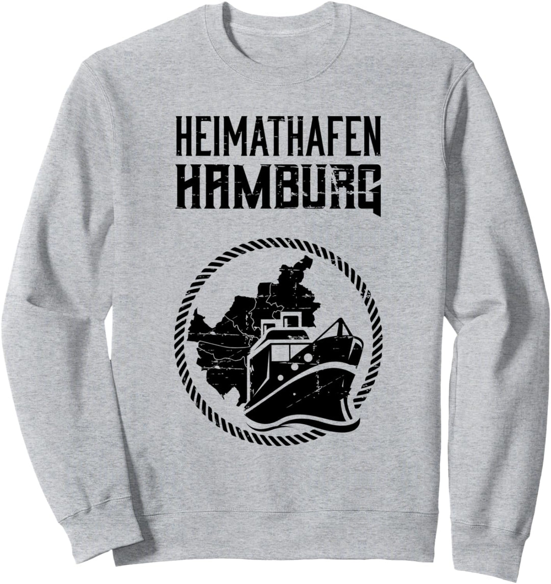 Heimathafen Hamburg Moin Hamburger Küste Nordsee Geschenk Sweatshirt