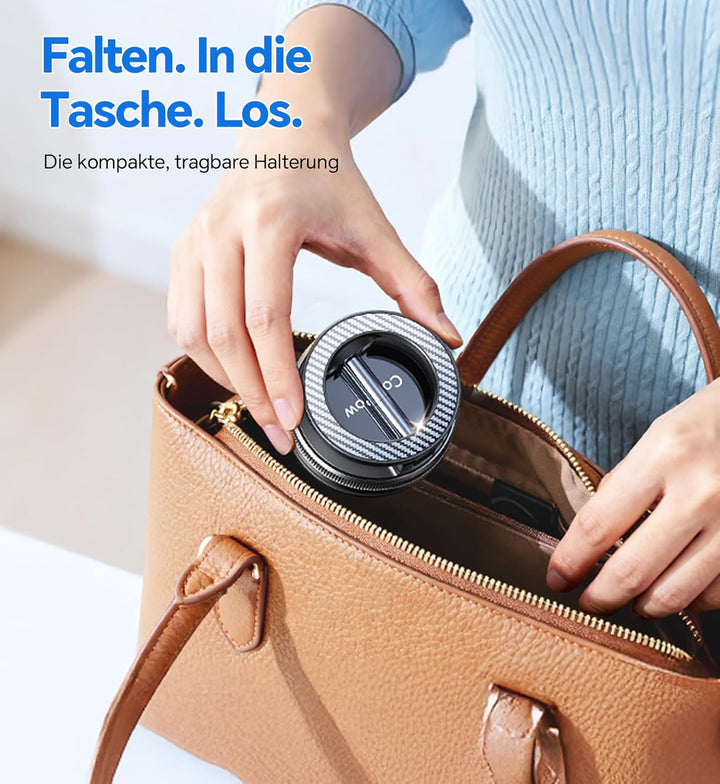 Coolpow Handyhalterung Auto für MagSafe Autohalterung【Stärkste Saugnapf & Ultra-stabil】Handyhalterun