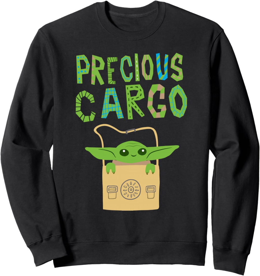 The Mandalorian The Child Precious Cargo Illustration Sweatshirt