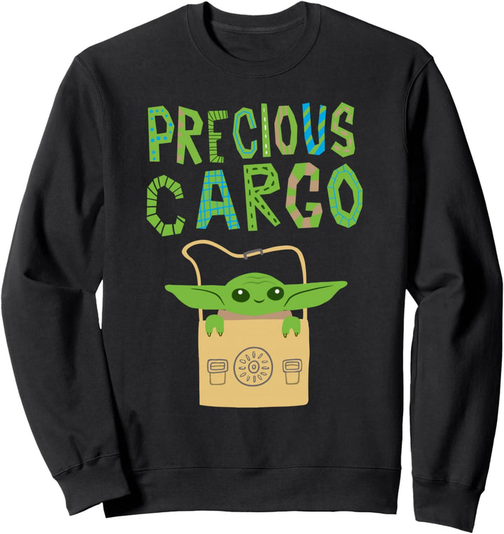 The Mandalorian The Child Precious Cargo Illustration Sweatshirt