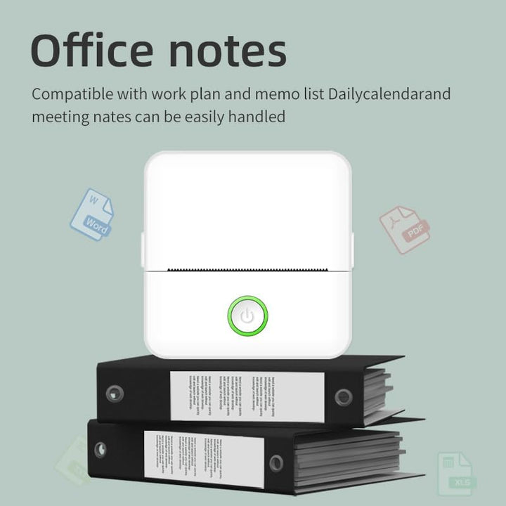Mini Drucker für Smartphone X6, Bluetooth Thermodrucker Handy Drucker Etikettendrucker Fotodrucker 1
