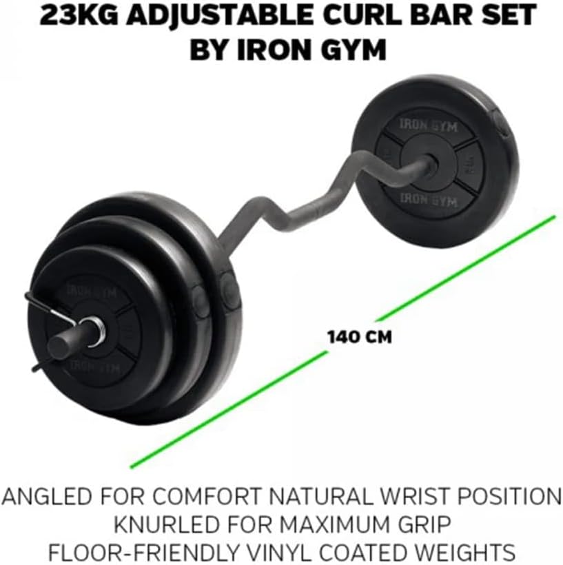 Langhantel Curl Iron Gym inkl. Gewichte Langhantelstange Gewichte Gewichtsscheiben Hantelscheiben