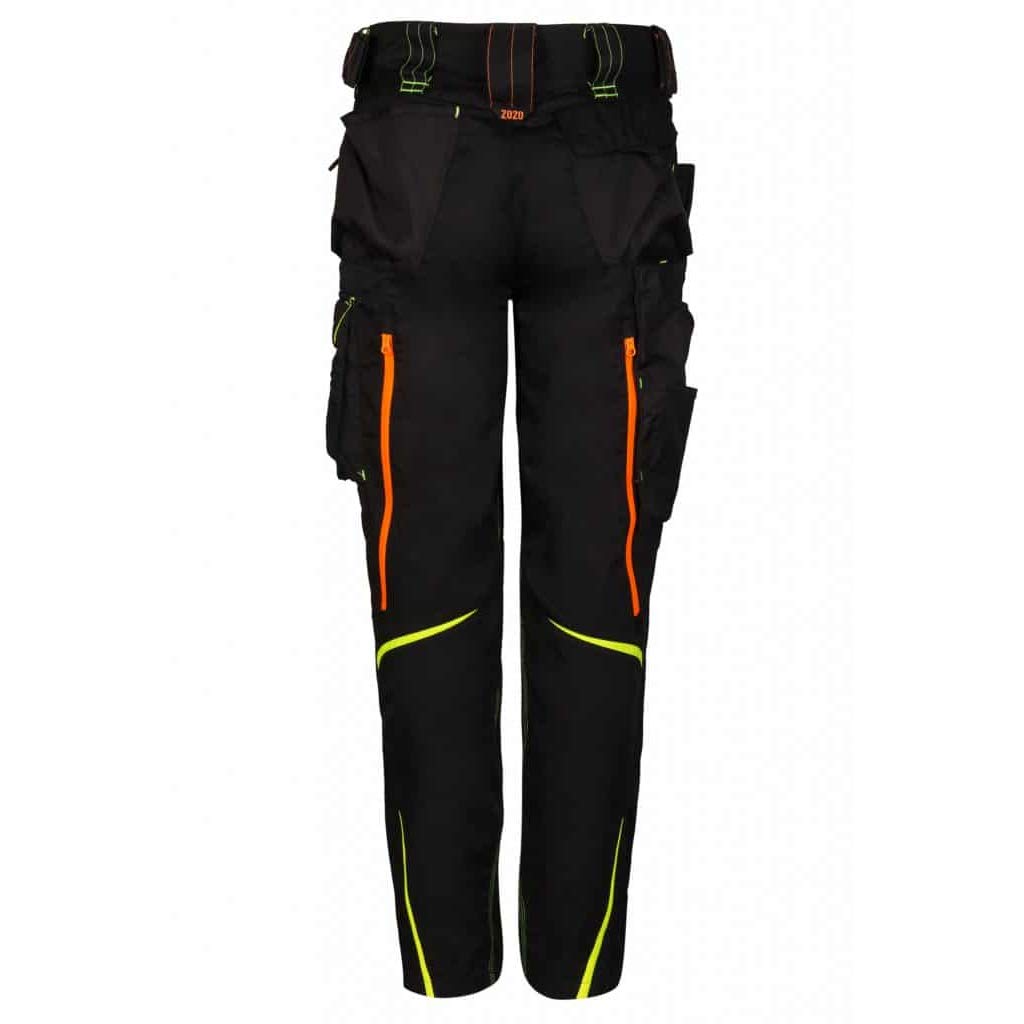 Engelbert Strauss 65511 Hose e.s.motion 2020, Qualitative Arbeitskleidung, Mehrfarbig (Schwarz/Gelb)