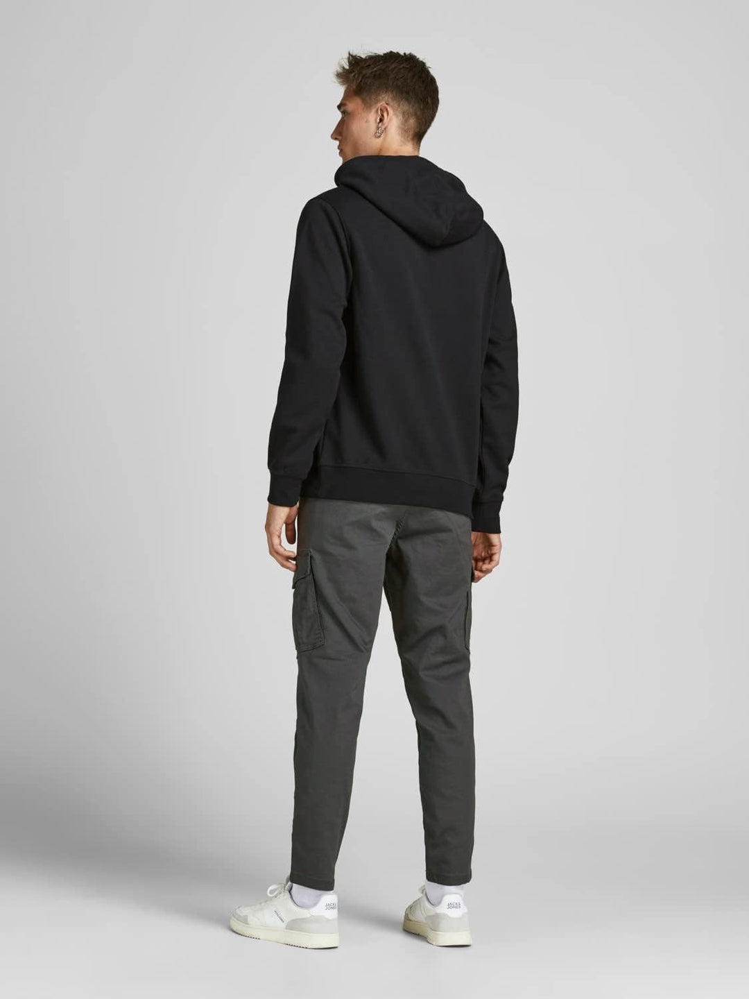 JACK & JONES Cargohose Herren 27W / 30L Grau, 27W / 30L Grau