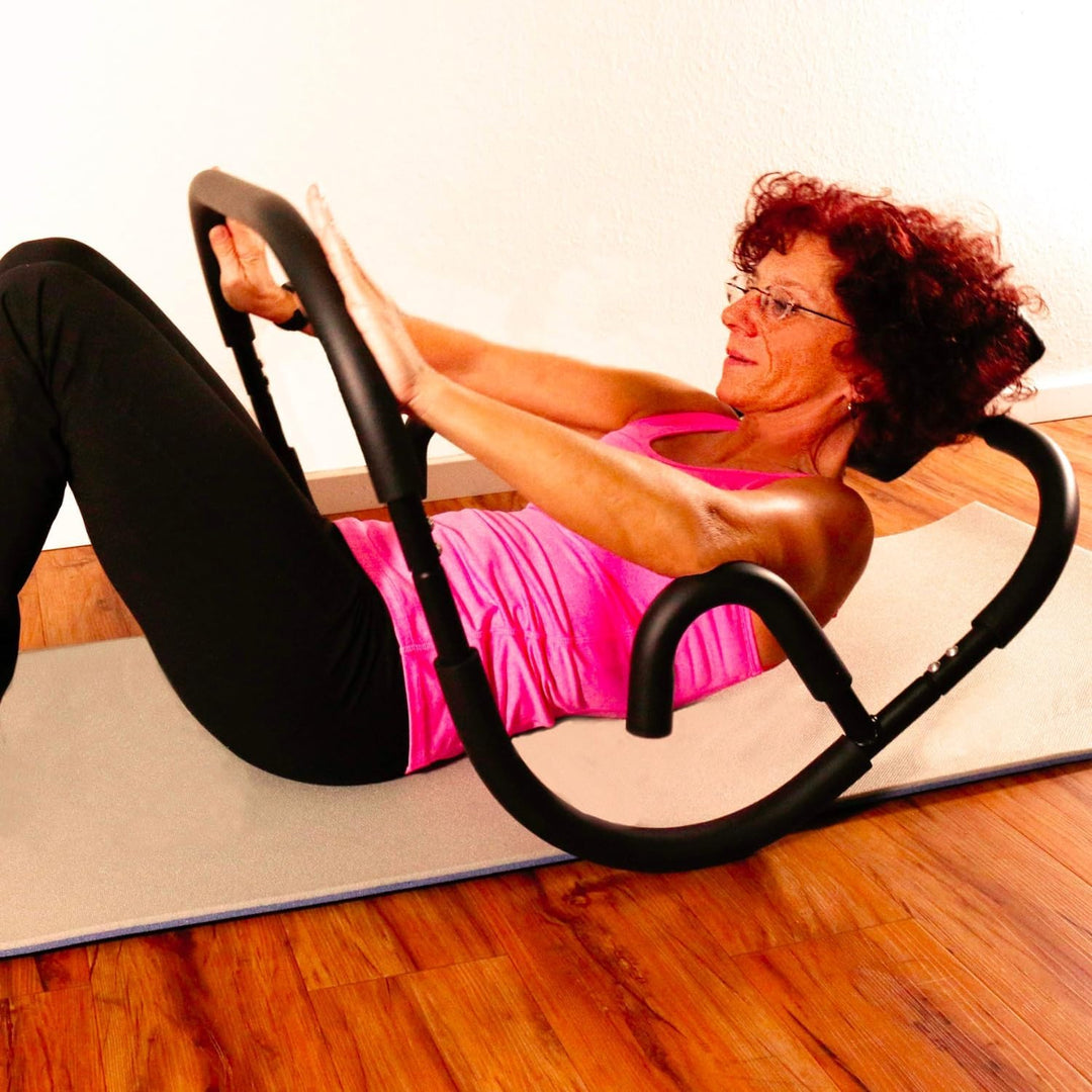 Best Sporting Bauchtrainer für Zuhause I Bauchmuskeltrainer Fitnessgerät mit integrierter gepolstert