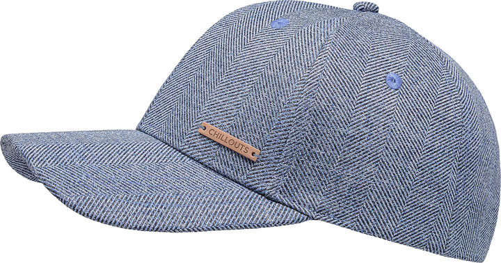 CHILLOUTS Unisex Savio Hat Baseballkappe Einheitsgrösse blue herringbone, Einheitsgrösse blue herrin