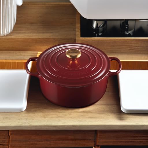 Le Creuset Signature Roaster Round 26cm Rhone (21177269494441) Black 5.5 Qt, Black 5.5 Qt