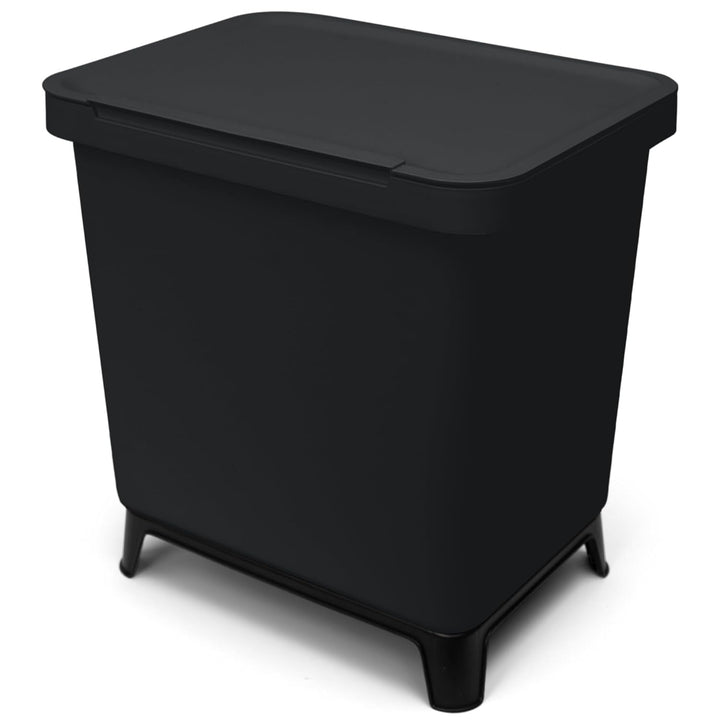 YourCasa® Mülleimer 2 Fächer [20L] im exklusiven Design Mülltrennsystem - Mülleimer Küche mit Deckel