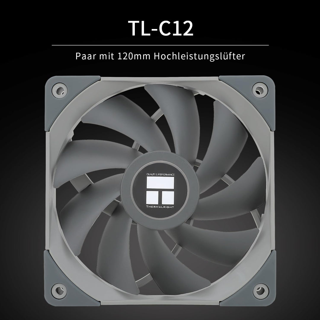 Thermalright Peerless Assassin 120 CPU-Luftkühler, PA120, 6 Heatpipes CPU-Kühler, zwei 120mm TL-C12-