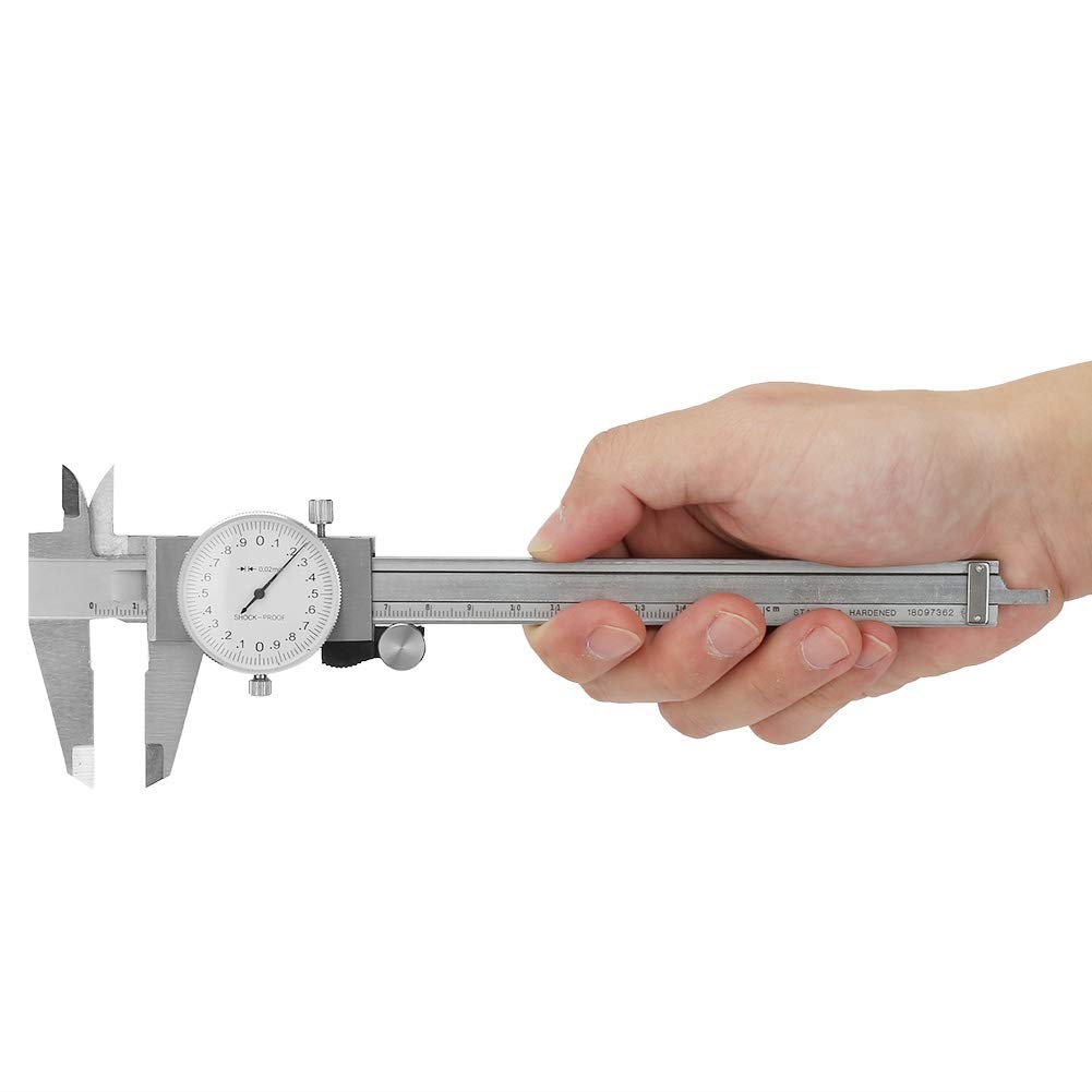 Zifferblatt Messschieber, rostfrei Hochhärte 0-150 mm Messschieber, für Messinstrument DIY Werkzeuge