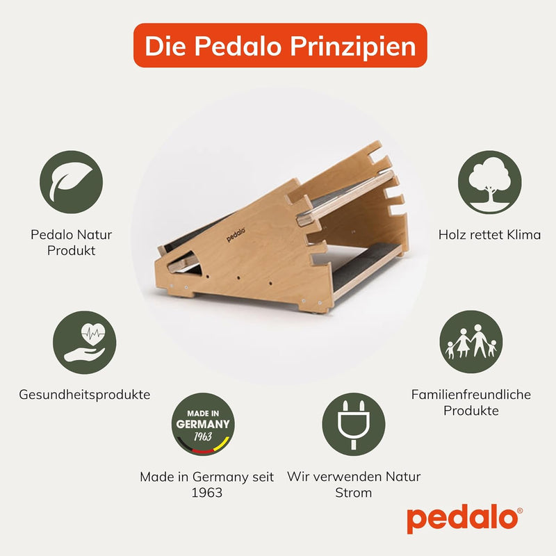 pedalo Kniefit I Wadendehner I Knietrainer I Slant Board I Fusstrainer I Beintrainer I Schrägbrett I