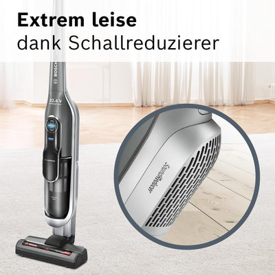 Bosch Akku-Staubsauger Athlet Ultimate ProSilence BBH7SIL, kabelloser Handstaubsauger, beutellos, ho