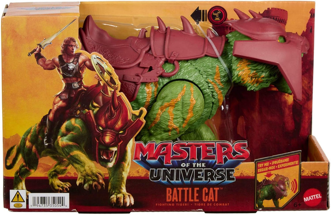Masters of the Universe Film 2026 Battle Cat Figur mit Beissaction und fünf verschiedenen Brüllfunkt