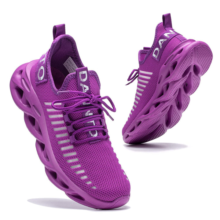 DANNTO Laufschuhe Herren Turnschuhe Damen Sneaker Leichte Atmungsaktiv rutschfeste Sportschuhe Gym F