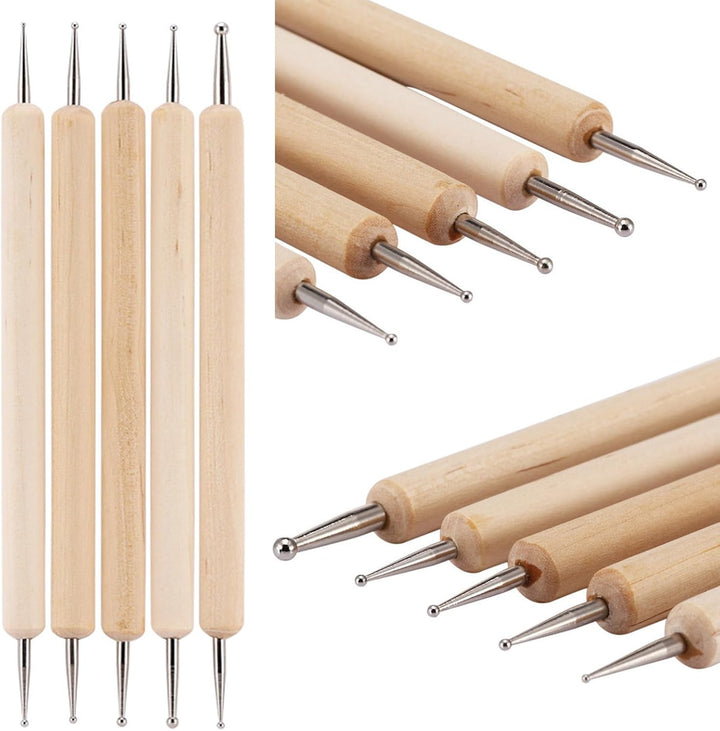 Alckijy Töpferwerkzeug Set 25 Stück Modellierwerkzeug Ton Polymer Clay Tools Keramik Werkzeug DIY Gr