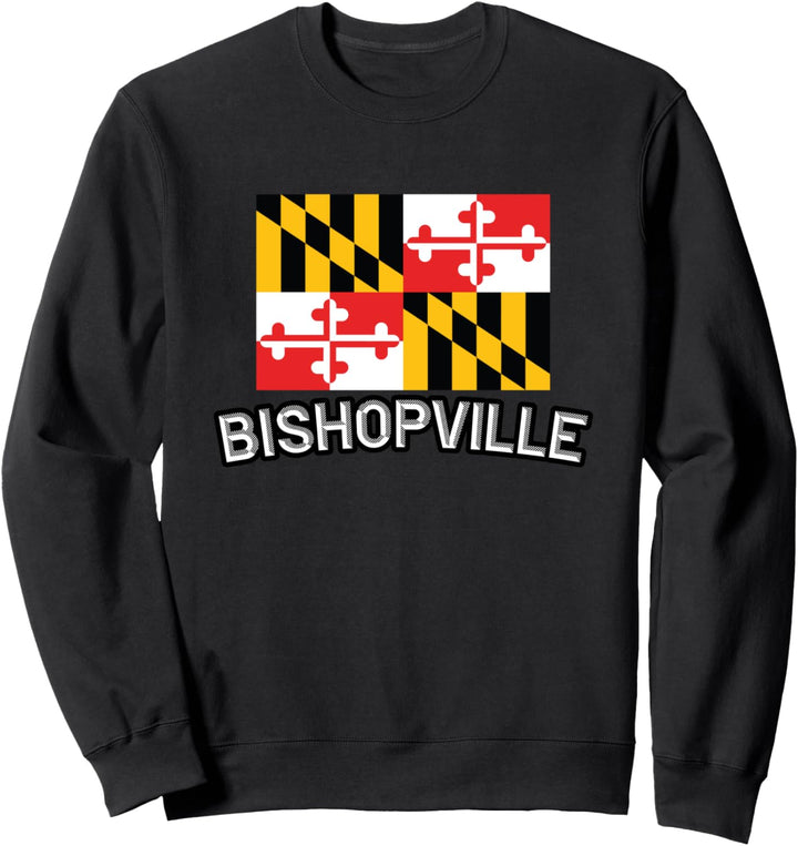 Bishopville - Maryland | MD USA Stadt Souvenir City State - Sweatshirt